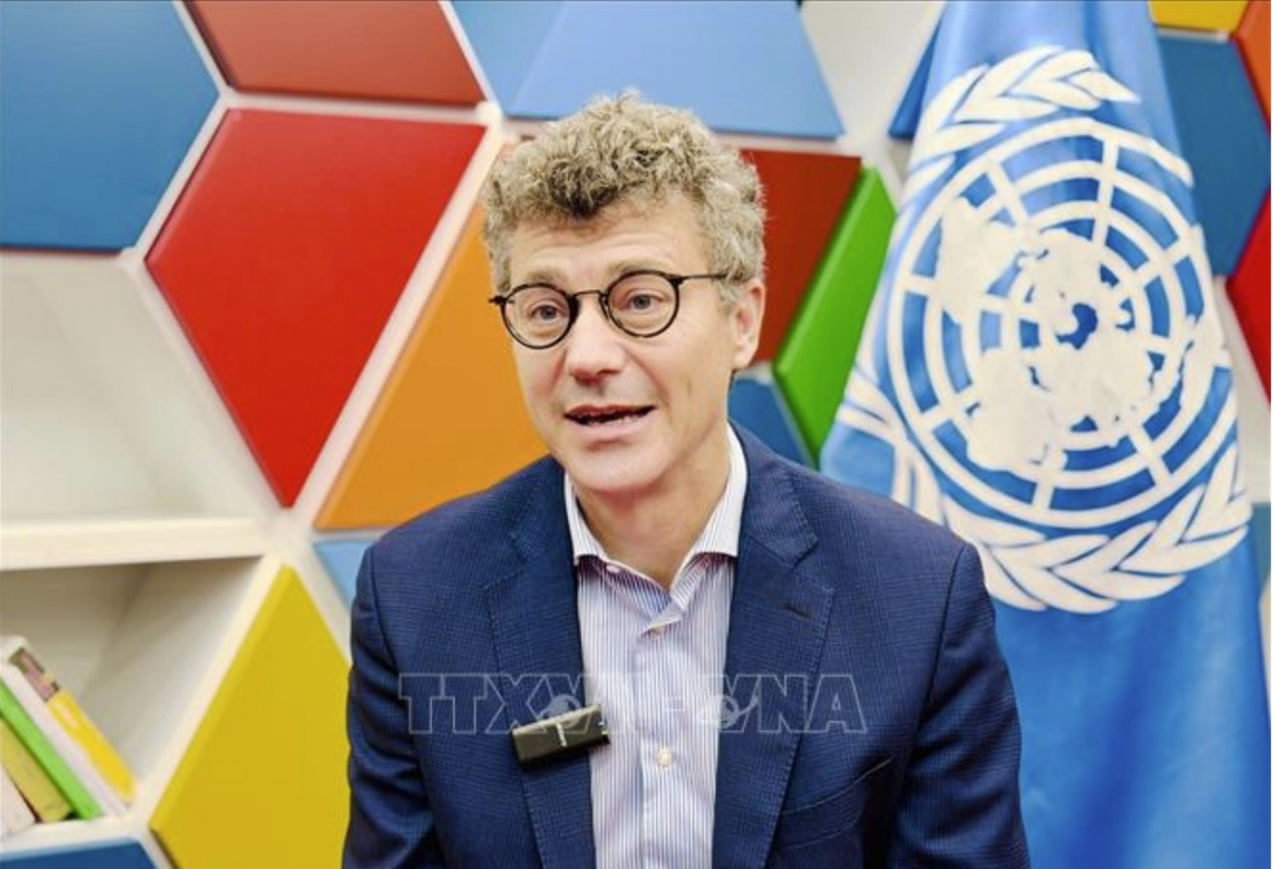 UNESCO Representative to Vietnam Jonathan Wallace Baker (Photo: VNA)