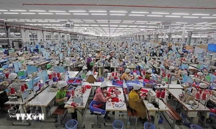 SCAVI Hue, a wholly French-invested company owned by Financière B’Lao, specialises in manufacturing underwear, sportswear and protective clothing at Phong Dien Industrial Park in Hue. (Photo: VNA)