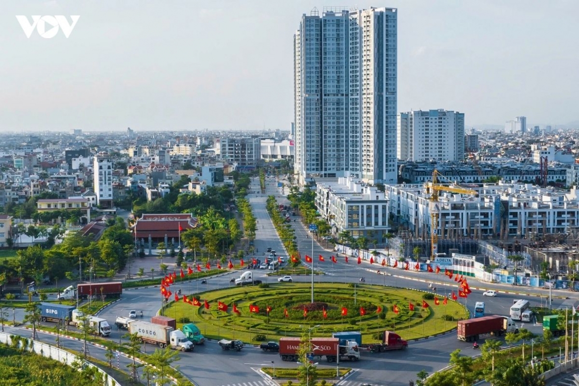 A corner of Hai Phong port city in northern Vietnam