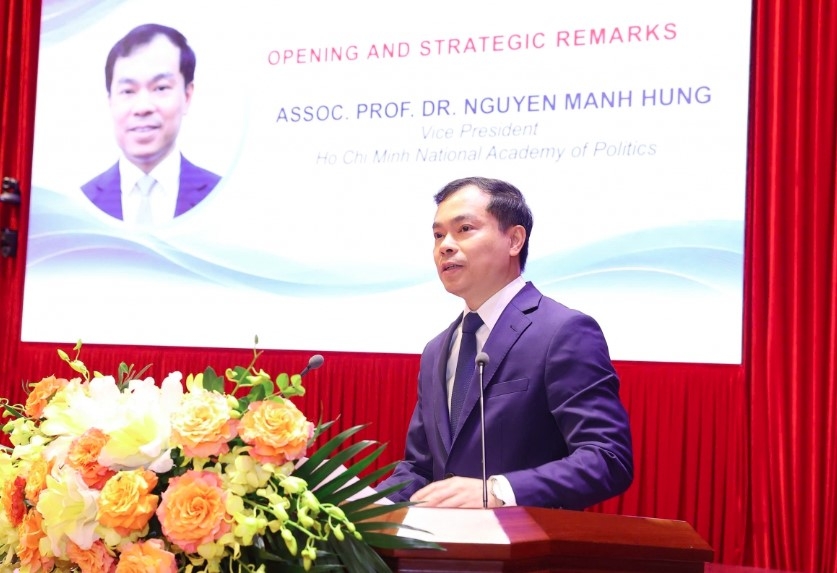 Assoc. Prof. Dr. Nguyen Manh Hung, Vice President of the Ho Chi Minh National Academy of Politics